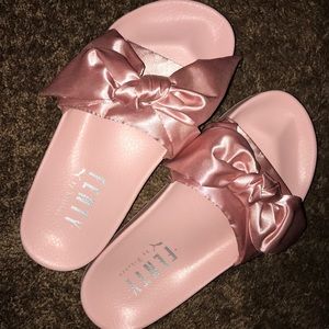 Puma Fenty Pink Bow Slides